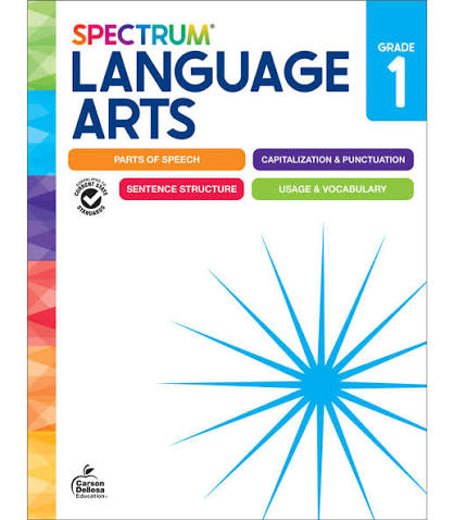 Spectrum Language Arts Grade 1 Wbk