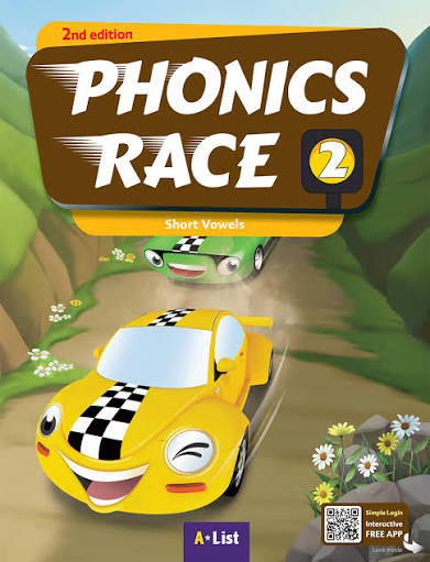 [9791169518123] Phonics Race 2 SB with App/WB  (2nd Edition)
