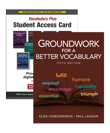 [9781591945611] Groundwork for Better Vocabulary w/ Vocabulary Plus
