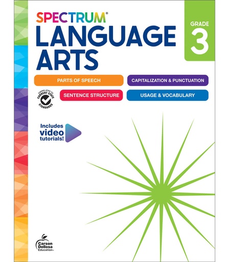 [9781483871370] Spectrum Language Arts Grade 3 Wbk