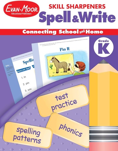[9781596730441] Skill Sharpeners Spell & Write, Grade K